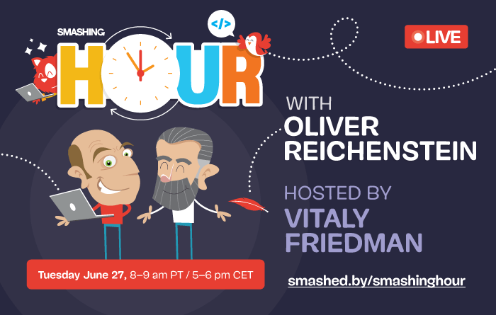 A Smashing Hour with Oliver Reichenstein